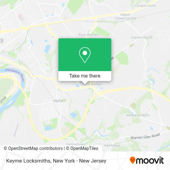 Keyme Locksmiths map