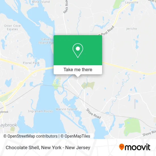 Chocolate Shell map