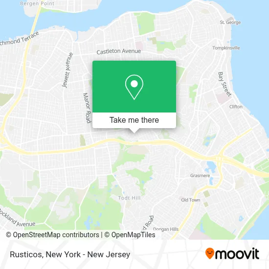 Rusticos map