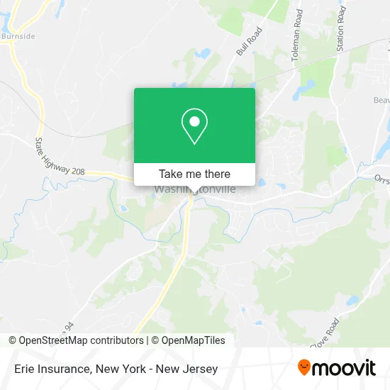 Erie Insurance map