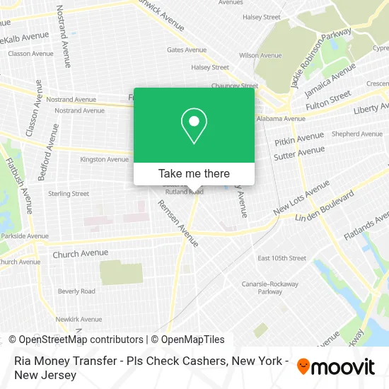 Ria Money Transfer - Pls Check Cashers map