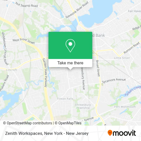 Zenith Workspaces map
