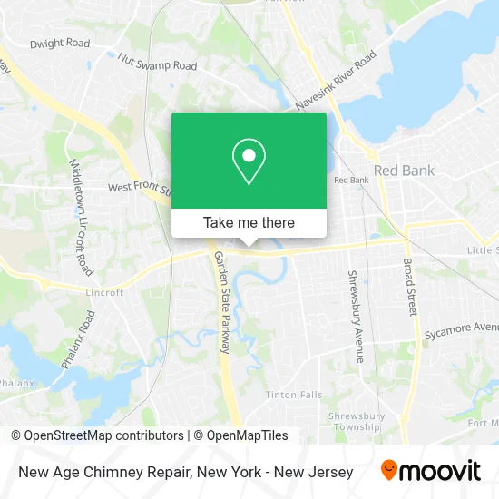 New Age Chimney Repair map