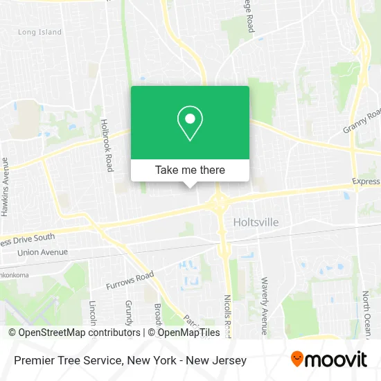 Premier Tree Service map