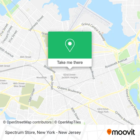 Spectrum Store map