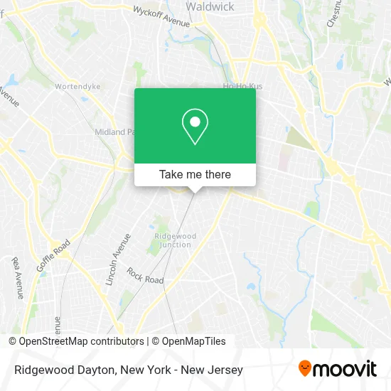 Ridgewood Dayton map