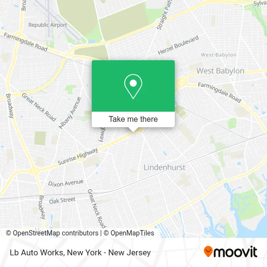 Lb Auto Works map