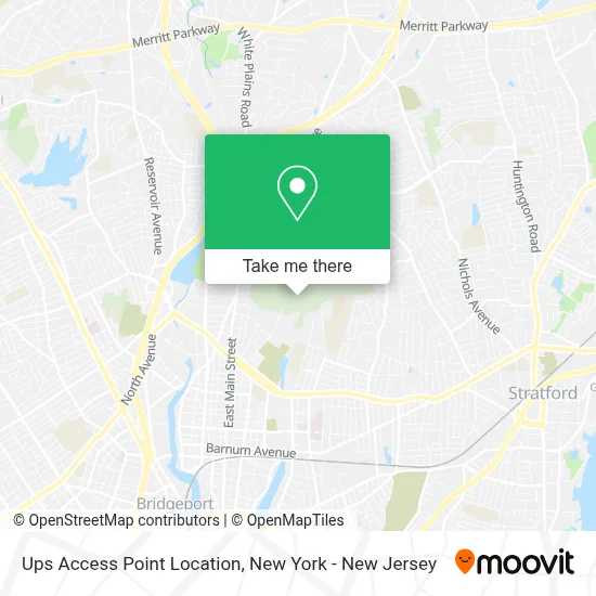Ups Access Point Location map