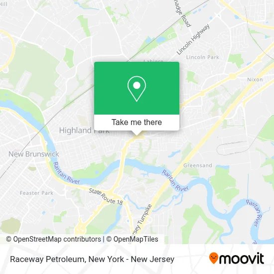 Raceway Petroleum map