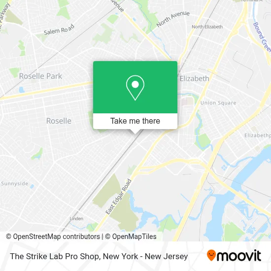 The Strike Lab Pro Shop map