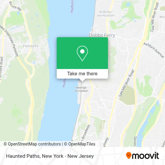 Haunted Paths map