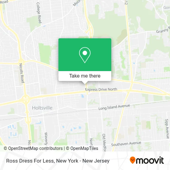 Ross Dress For Less map