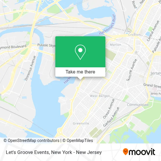 Let's Groove Events map