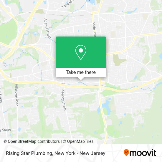 Rising Star Plumbing map