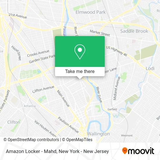 Amazon Locker - Mahd map