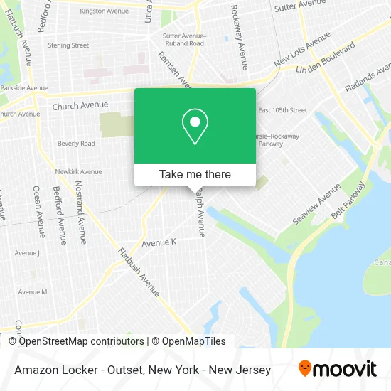 Amazon Locker - Outset map
