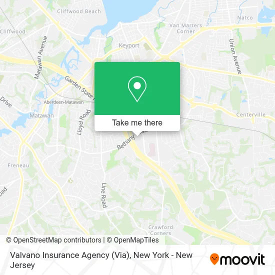 Valvano Insurance Agency (Via) map