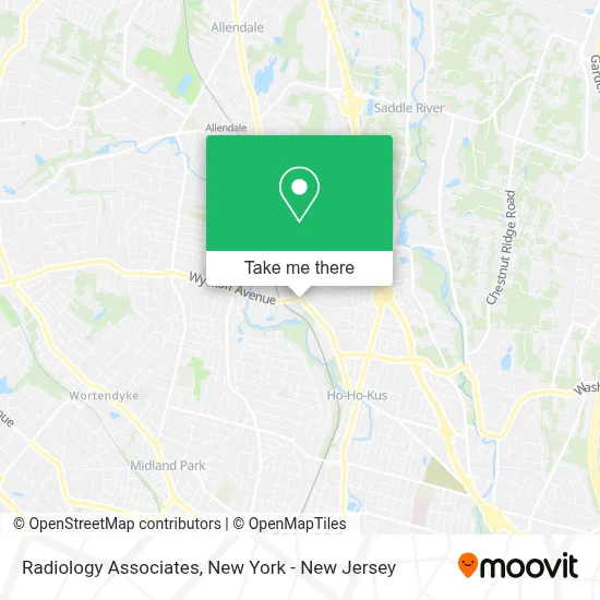 Radiology Associates map