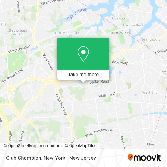 Club Champion map