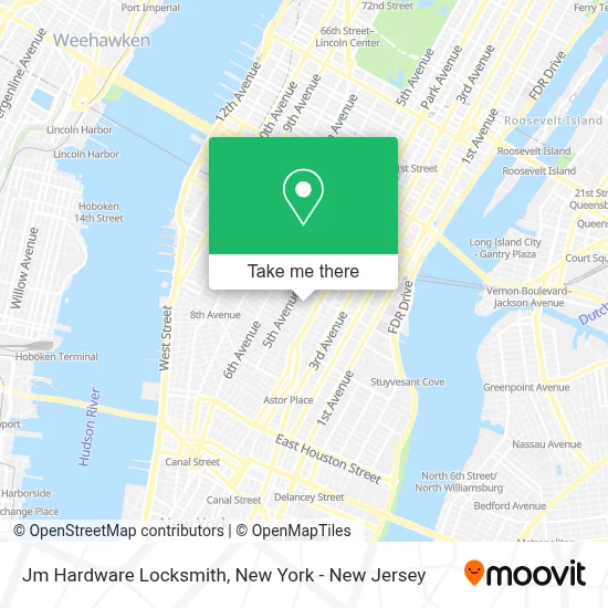 Jm Hardware Locksmith map