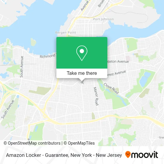 Amazon Locker - Guarantee map