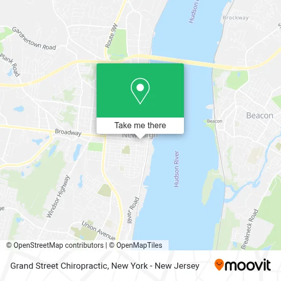 Grand Street Chiropractic map