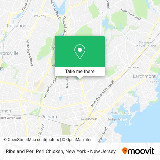 Ribs and Peri Peri Chicken map