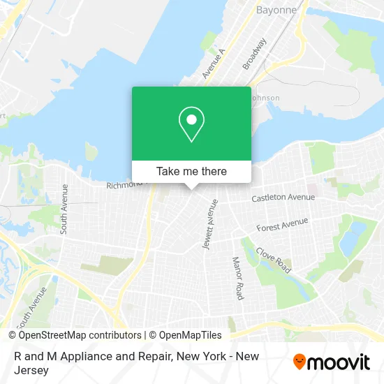 R and M Appliance and Repair map