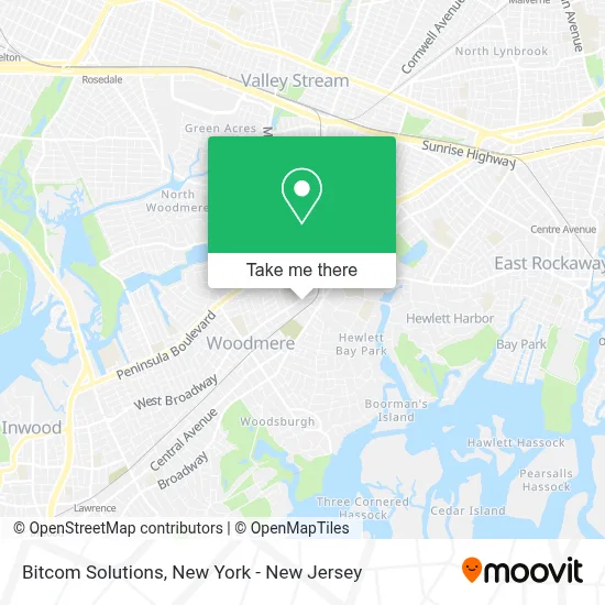 Bitcom Solutions map