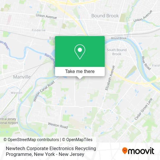 Newtech Corporate Electronics Recycling Programme map