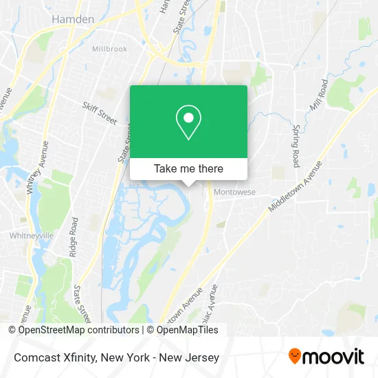 Comcast Xfinity map