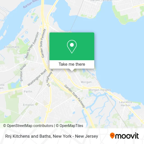 Rnj Kitchens and Baths map