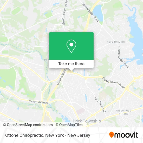 Ottone Chiropractic map