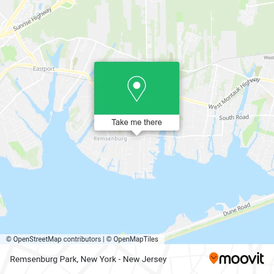 Remsenburg Park map