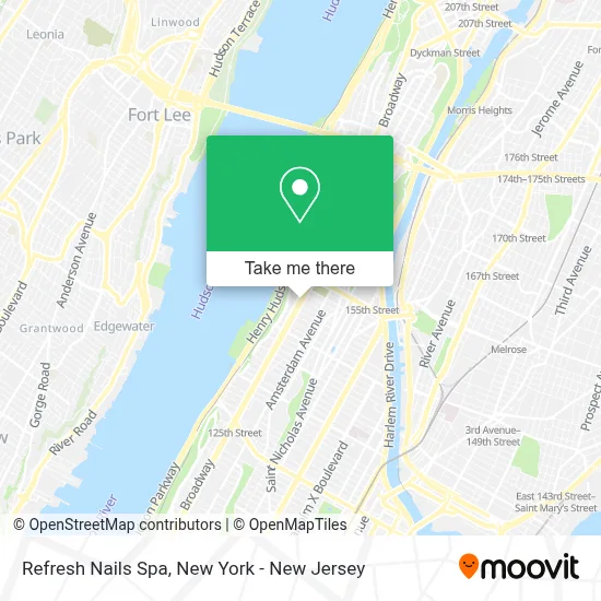 Refresh Nails Spa map