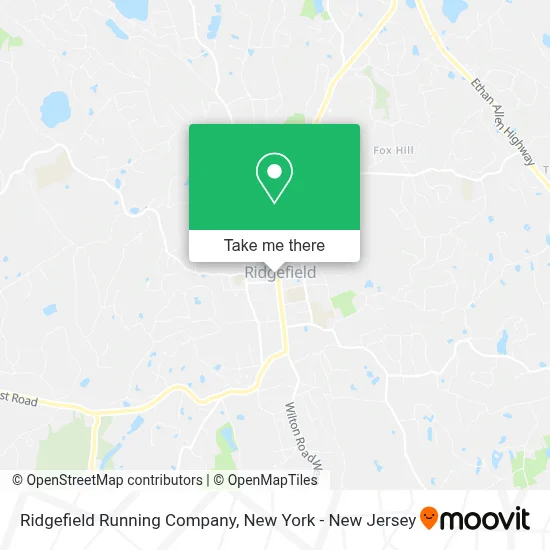 Ridgefield Running Company map