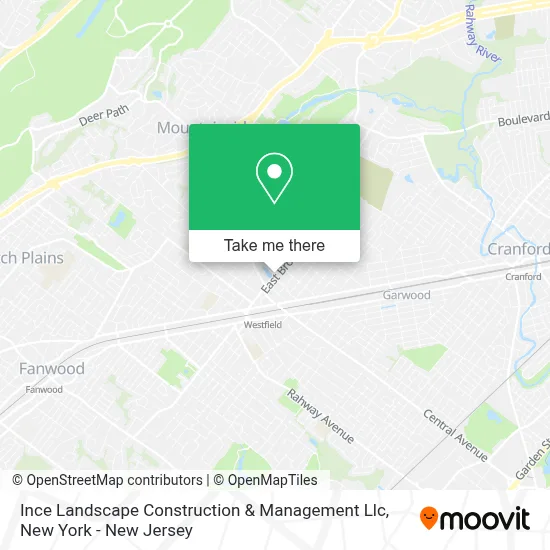 Ince Landscape Construction & Management Llc map
