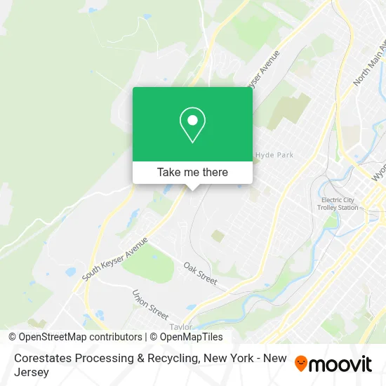 Corestates Processing & Recycling map