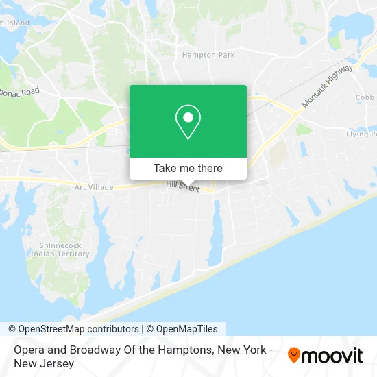 ¿Cómo llegar a Opera and Broadway Of the Hamptons en Southampton en ...