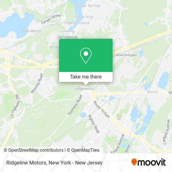 Ridgeline Motors map