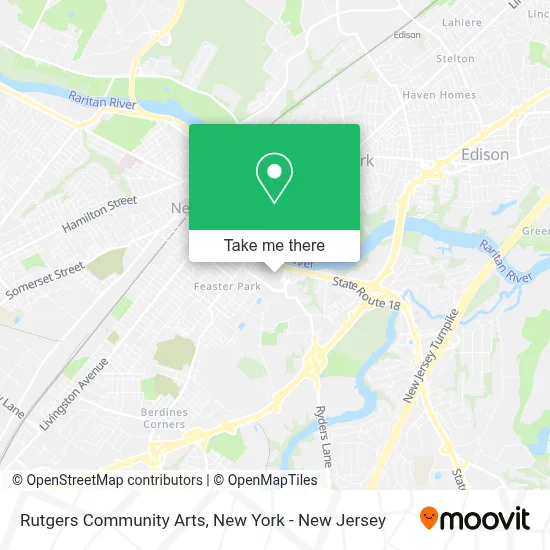 Rutgers Community Arts map
