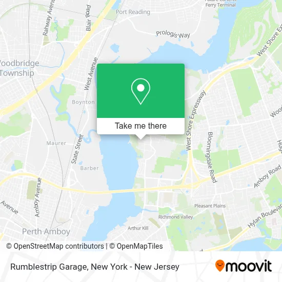 Rumblestrip Garage map