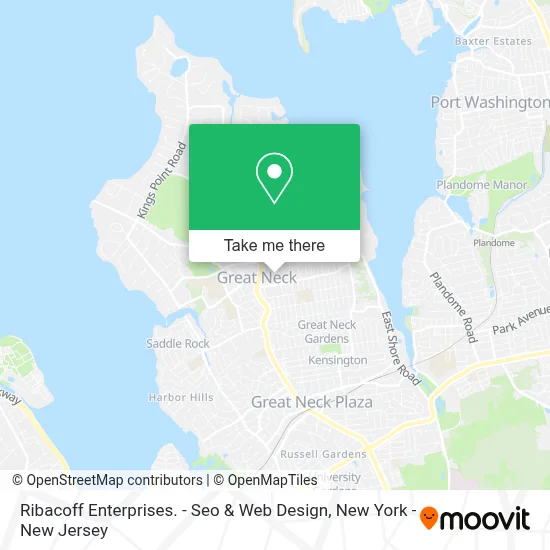 Ribacoff Enterprises. - Seo & Web Design map