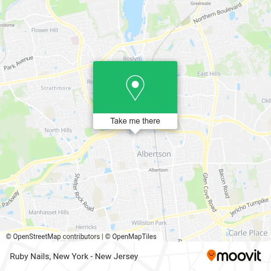 Ruby Nails map