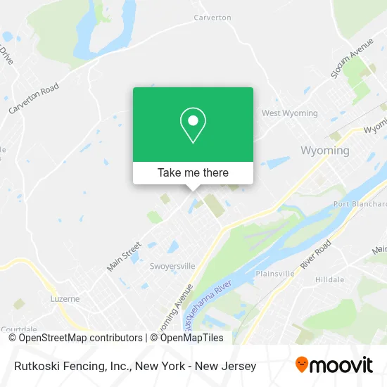 Rutkoski Fencing, Inc. map