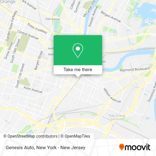 Genesis Auto map