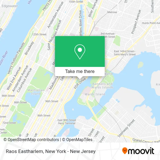 Raos Eastharlem map