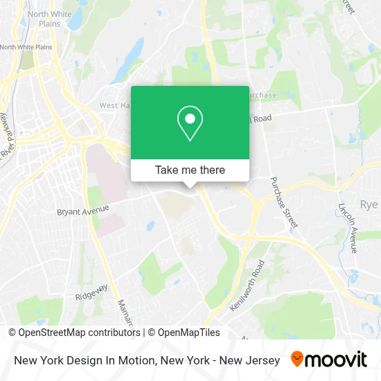 New York Design In Motion map