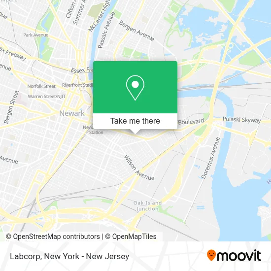 Labcorp map