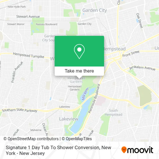 Signature 1 Day Tub To Shower Conversion map